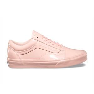 Brand NWT Patent Pink Leather Old Skool Vans.